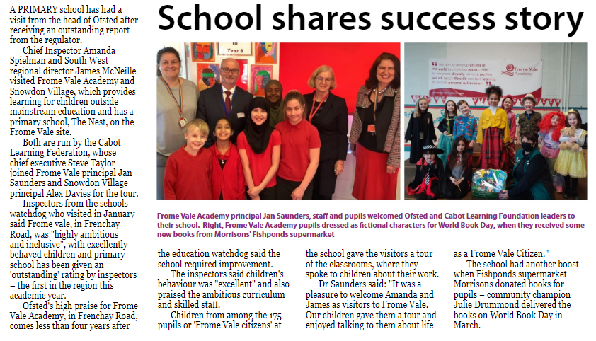 CLF Academies in this month’s Voices Newspapers