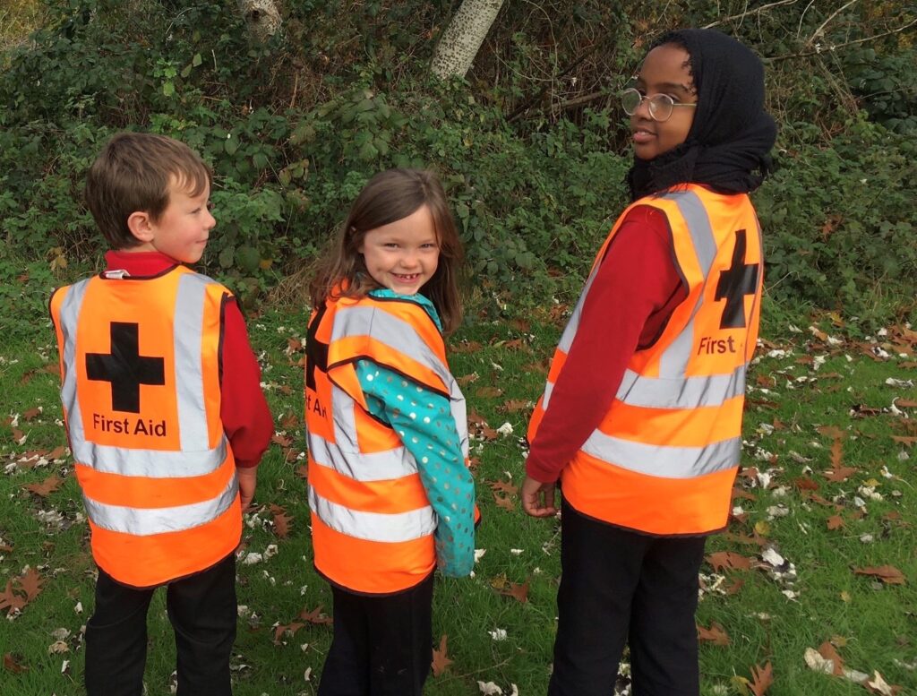 Pupil first aiders are first response
