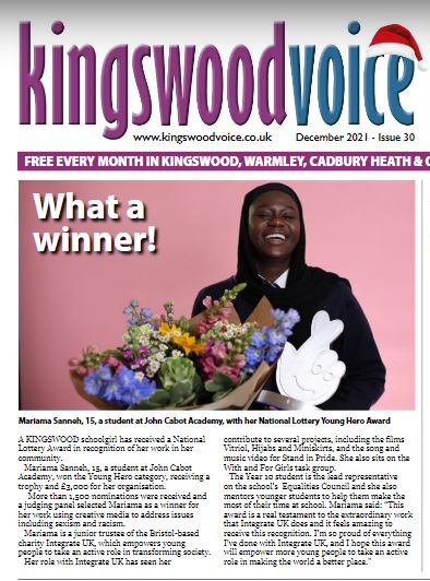 National Lottery Award for JCA student and much more in this month’s Voices Newspapers