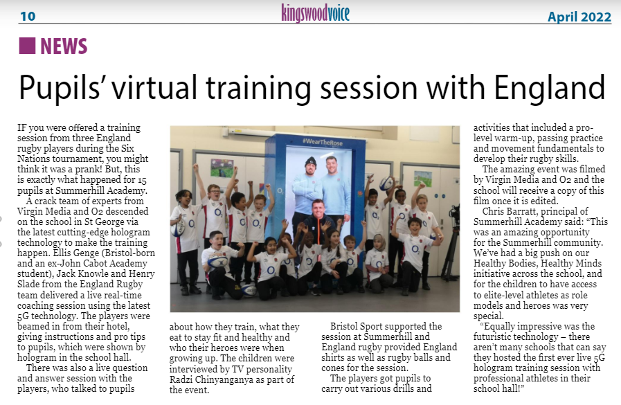 CLF Academies in this month’s Voices Newspapers